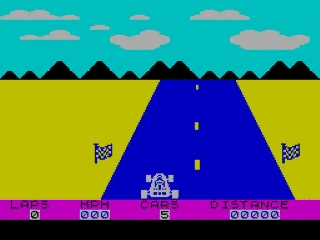 Speed Duel screenshot 3 for ZX Spectrum